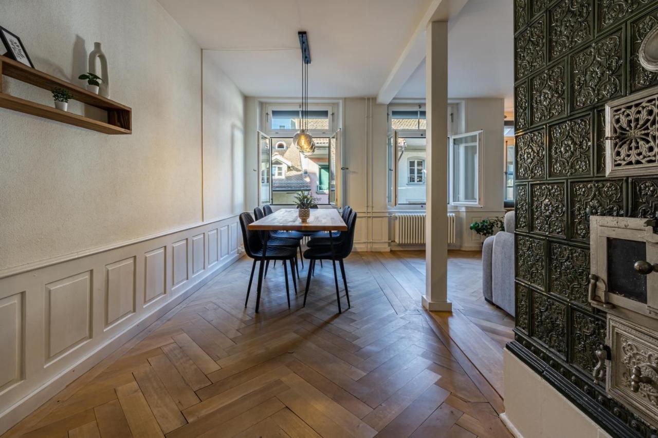 Historische Wohnung Im Herzen Der Thuner Altstadt Luaran gambar