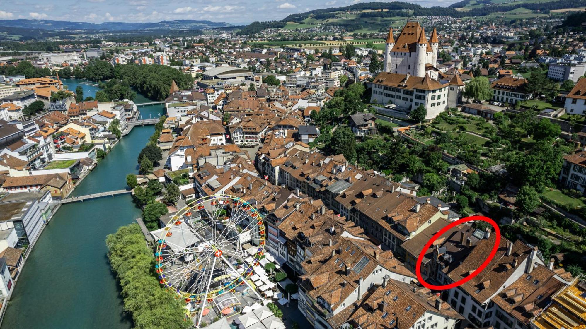 Historische Wohnung Im Herzen Der Thuner Altstadt Luaran gambar